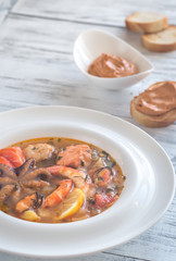 Bowl of Bouillabaisse