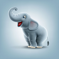 Naklejka premium elephant illustration