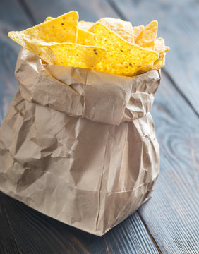 Nachos In The Paper Bag