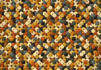 背景　配色デザイン　模様