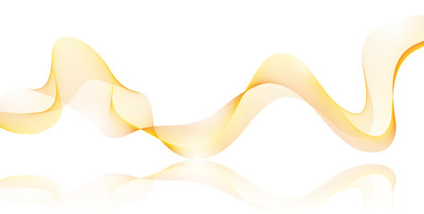 ラインアート　波形　蛇行