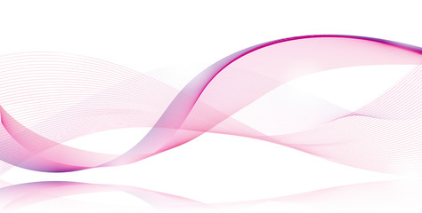 ラインアート　波形　カラフル