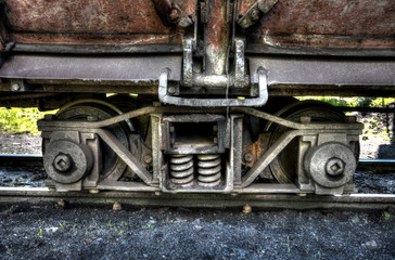 Fototapeta na wymiar Vintage railway