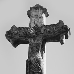 crucifixion of Jesus Christ as a symbol of resurrection and immortality of the human soul (ancient...