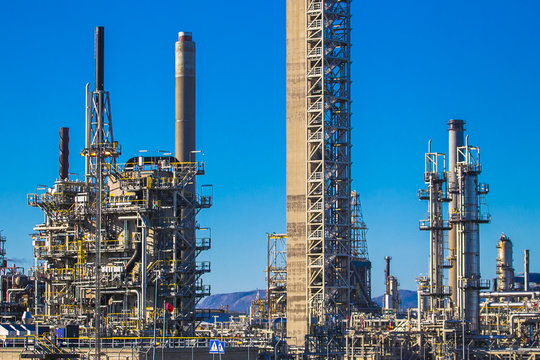 Oil refinery. Mongstad, Norway.