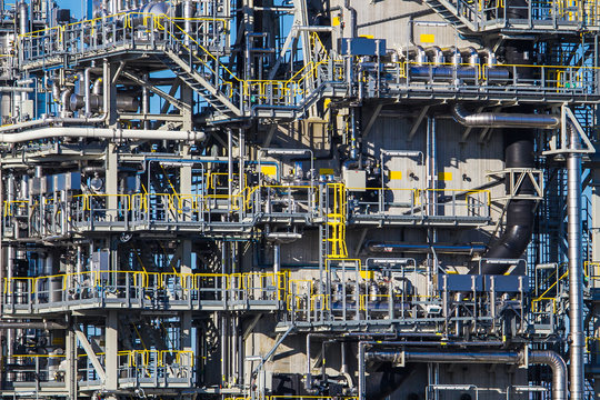 Oil refinery. Mongstad, Norway.