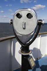 Pay Per View Telescope On a Ferry Boat