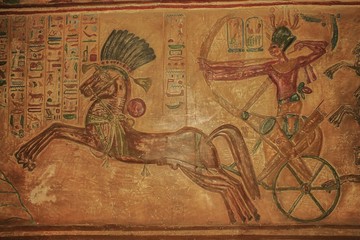 Jeroglífico en el templo de Abu Simbel. © josepereiranet