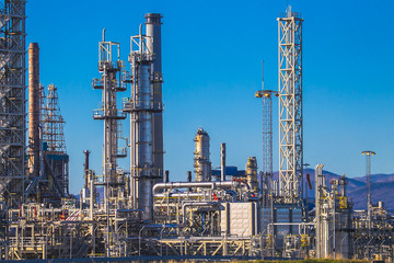 Oil refinery. Mongstad, Norway.