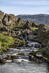 Curving Mountain Stream