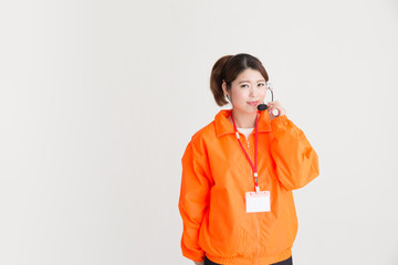 オペレーター・女性 © hanack
