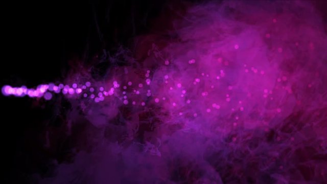 4k Abstract dots smoke,laser rays weapon,crazy fire spitfire gas particles fireworks.