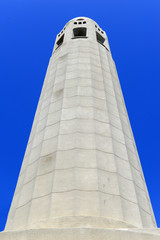 Fototapeta na wymiar Coit Tower with blue sky, San Francisco California