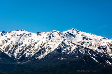 Fototapeta na wymiar Alpes in the sky