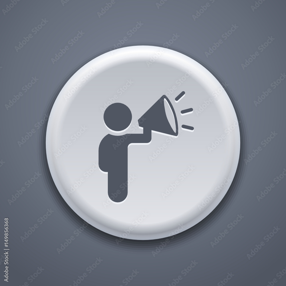 Canvas Prints vector - web button