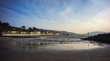 Lyme Regis beach, Dorset, England, UK