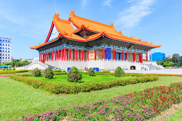 National Concert Hall at Liberty Square in Taiwan, It is a public plaza for gatherings in the Zhongzheng District of Taipei.