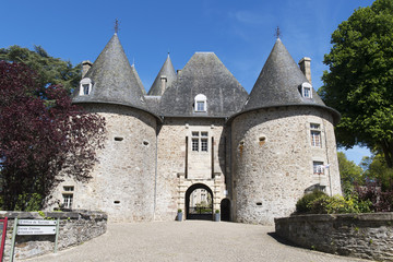 Fototapeta na wymiar Castle Pompadour in France