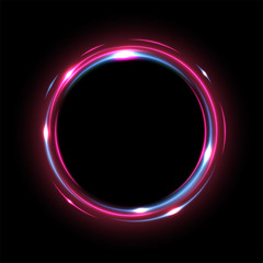 Rounded light shiny, Suitable for product advertising, product design, and other. Vector Illustration