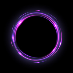 Rounded light shiny, Suitable for product advertising, product design, and other. Vector Illustration