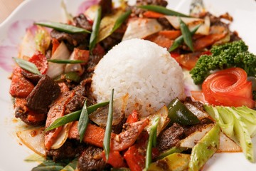 Russian style food , 러시아 볶음밥, 러시아 요리