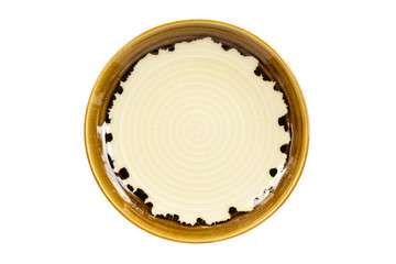 Japanese plate isolate on white background