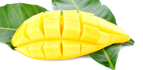Mango isolated on white
