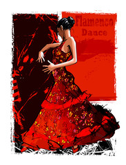 Hiszpańska tancerka flamenco - 149929395