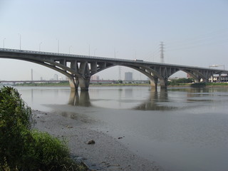 Fototapeta na wymiar Han River right bank bike lane