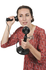 Woman on the phone