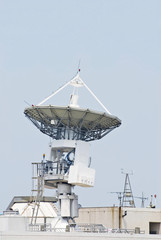 Antenna communicate with satellite