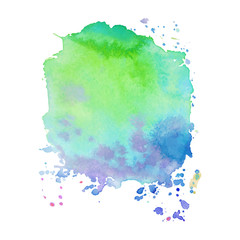 Abstract watercolor grayscale background.