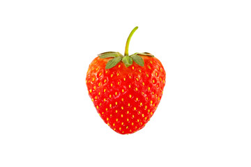 fresh strawberry isolated on white background