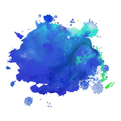 Abstract watercolor grayscale background.