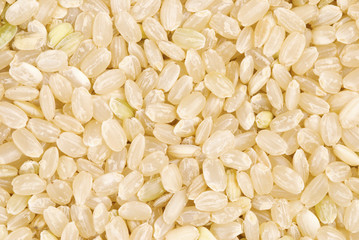 brown rice as background