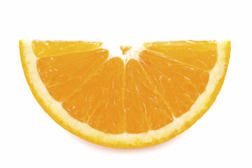 piece of fresh orange fruit