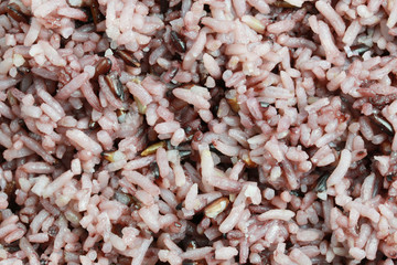 Texture of ripe rice berry.
