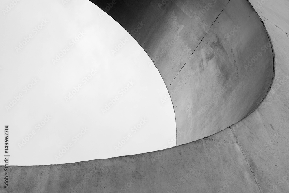 Poster abstract lines on architecture. modern architecture detail. refined fragment of contemporary office 