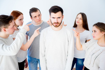 Obraz premium Concept of accusation