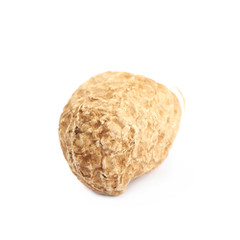 Single peanut in a shell isolated