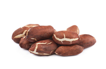 Pile of peanuts isolated