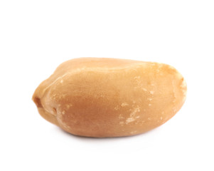 Peeled peanut isolated