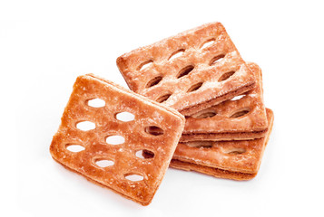 Studio shot of the delicious pastry isolated on white.
