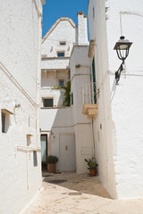 Fototapeta premium Alleyway. Locorotondo. Puglia. Italy. 