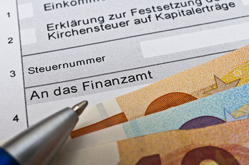 Finanzamt Steuererklärung ausfüllen