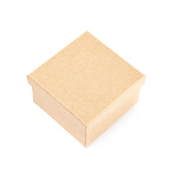 Paper gift box isolated