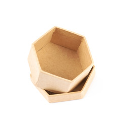 Paper gift box isolated