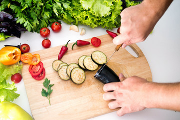 Useful vegetarian food. Frash vegetables