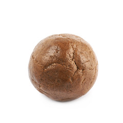 Fototapeta premium Cookie dough ball isolated