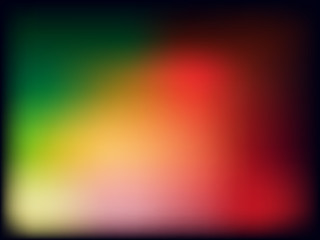 Gradient wallpaper or background with green, yellow, pink, orange and red colors.